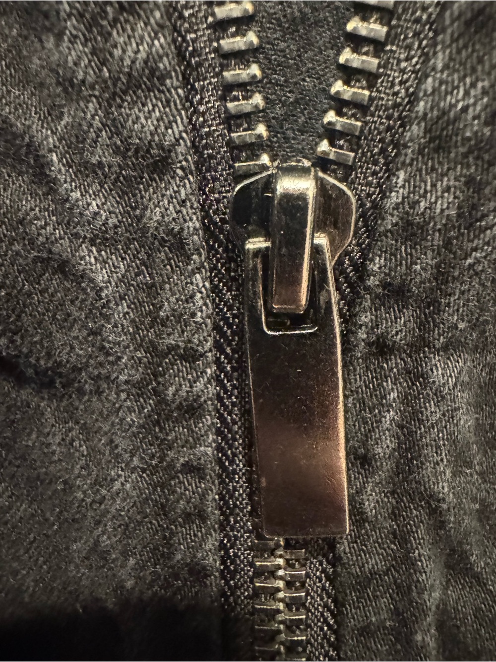 Pilcro for Anthropologie Black Denim Zip-Front Mini Dress Size 20W - Picture 5 of 14